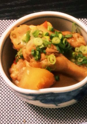 手羽元とじゃがいもの煮物-レシピのメイン写真