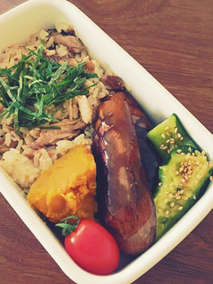 超簡単‼︎旬の秋刀魚混ぜご飯弁当-レシピのメイン写真
