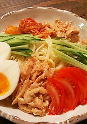 ごまドレッシングで簡単ごまだれの冷し中華-レシピのメイン写真