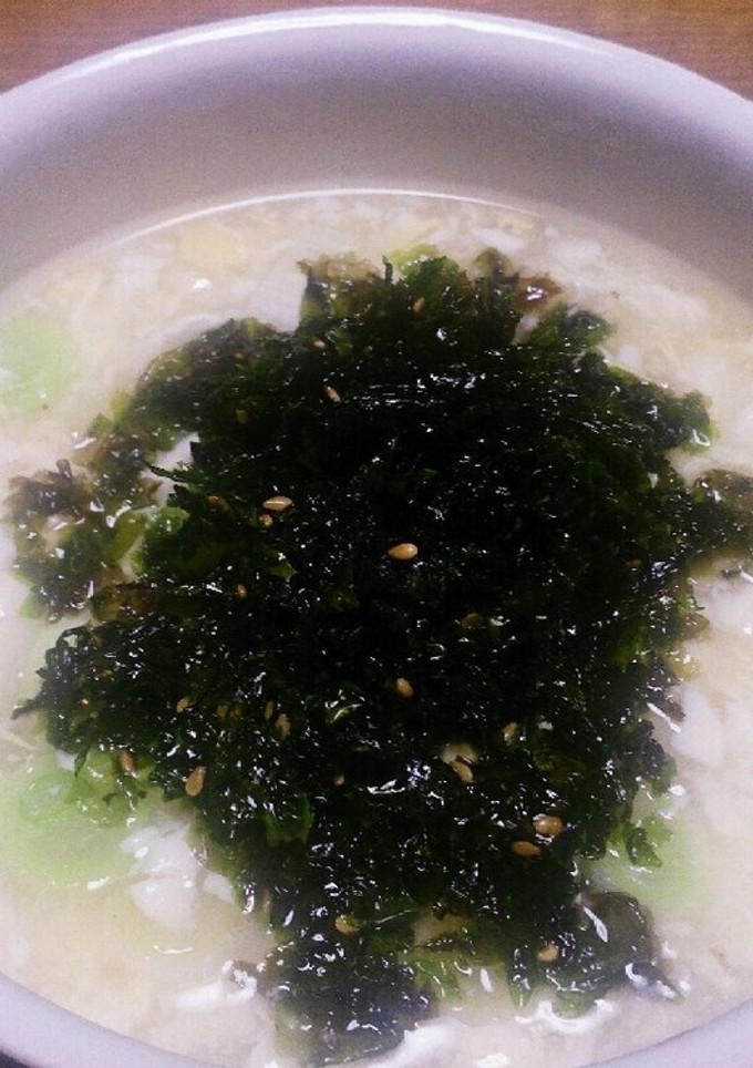 豆腐と卵の簡単中華スープ-レシピのメイン写真