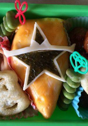 キャラ弁 超簡単 スターニンジャー-レシピのメイン写真