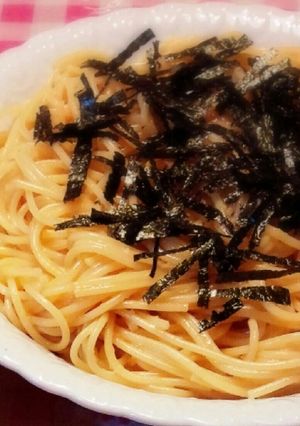 釜玉明太パスタ-レシピのメイン写真
