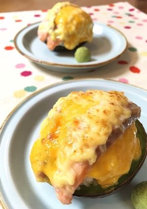 アボカドグラタン グリルサーモンチーズ-レシピのメイン写真