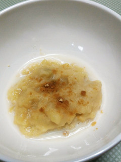 離乳食中期♡豆乳さつまいものきな粉かけ-レシピのメイン写真