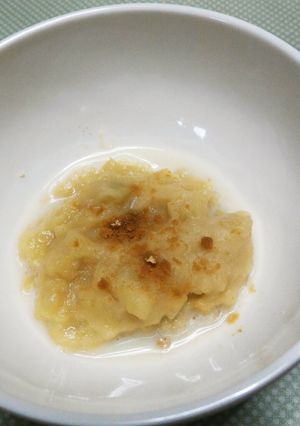 離乳食中期♡豆乳さつまいものきな粉かけ-レシピのメイン写真