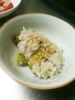 めんつゆで簡単☆サツマイモご飯-レシピのメイン写真
