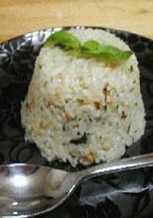 ：：バジル butter rice：：-レシピのメイン写真