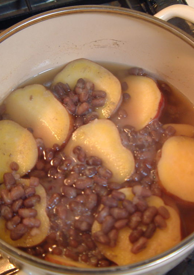 さつまいもと小豆のビミョーにいとこ煮？-レシピのメイン写真