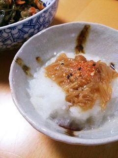 ★簡単おつまみ!なめ茸おろし★-レシピのメイン写真
