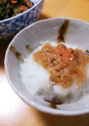 ★簡単おつまみ！なめ茸おろし★-レシピのメイン写真