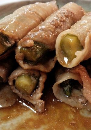 ご飯が進むタレで♪オクラの豚バラ肉巻き-レシピのメイン写真