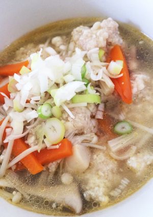 豆腐入り鶏だんごスープ-レシピのメイン写真