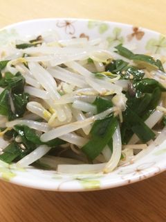 簡単☆もやしとニラの和えもの-レシピのメイン写真