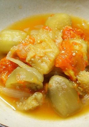 にわかＶＥＧＡＮが作る茄子のトマト煮込み-レシピのメイン写真
