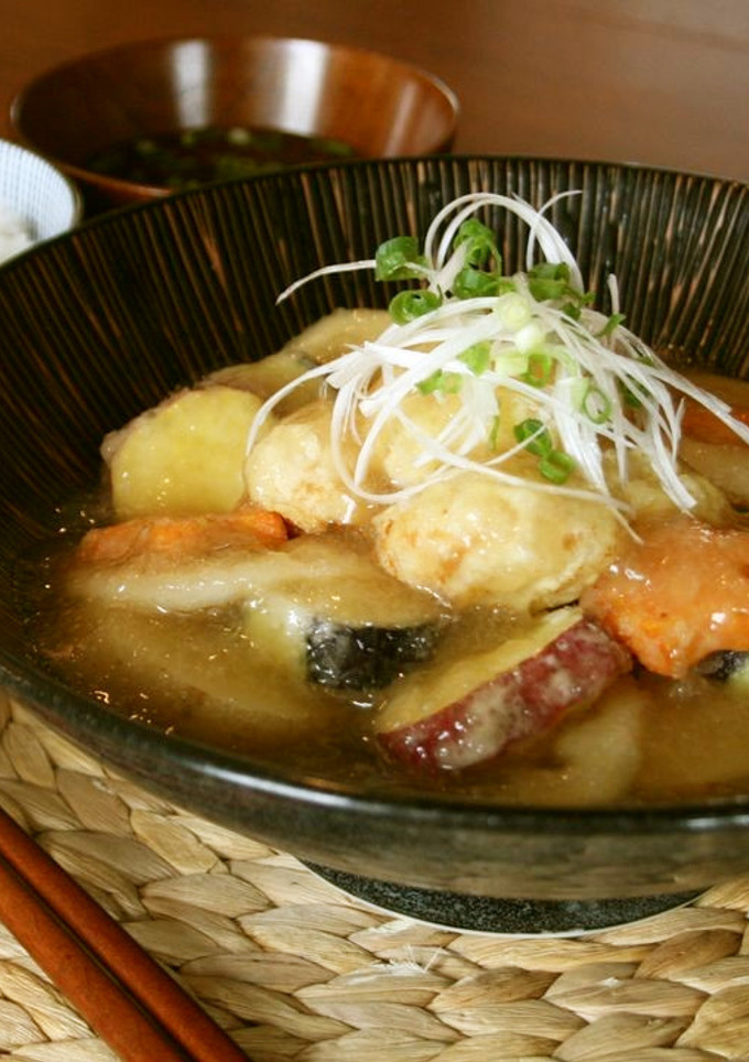鶏だんごの天ぷら～みぞれ餡仕立て～-レシピのメイン写真