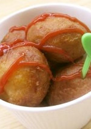 鶏だんごでアメリカンドック-レシピのメイン写真