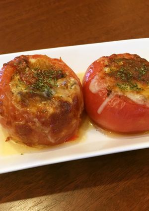 丸ごとトマトのファルシー-レシピのメイン写真
