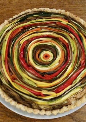 夏野菜のぐるぐるタルト-レシピのメイン写真