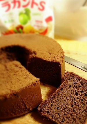 低糖質スイーツ*濃厚ココアシフォン-レシピのメイン写真