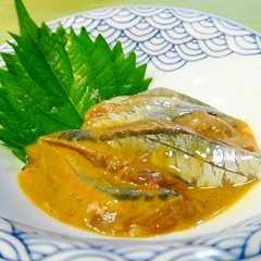รูปของ 秋刀魚のわた(肝)醤油和え