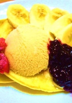 簡単バナナパンケーキ-レシピのメイン写真