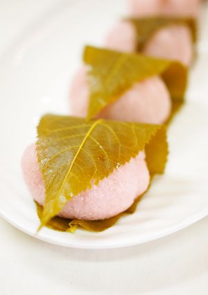 ほんのり塩味 さくら餅（道明寺）-レシピのメイン写真