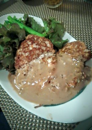 カロリーダウンでヘルシー☆豆腐ハンバーグ-レシピのメイン写真