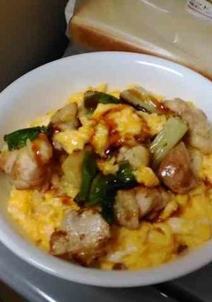 焼き鳥親子丼-レシピのメイン写真