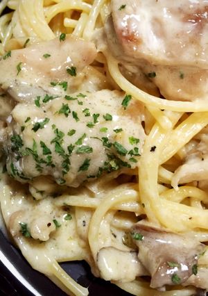 ★鶏唐和風クリームパスタ★-レシピのメイン写真