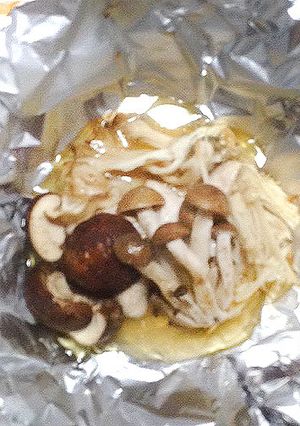 鶏とキノコの包み焼きバターポン酢風味-レシピのメイン写真