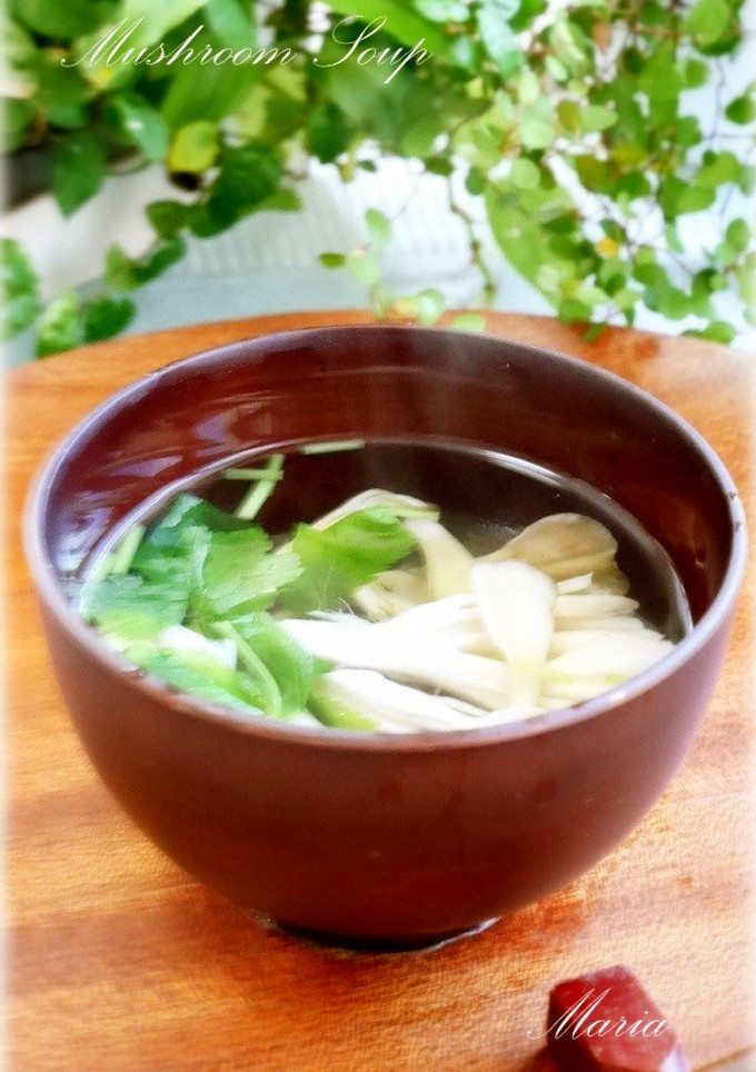 料亭の味★きのこのすまし汁-レシピのメイン写真