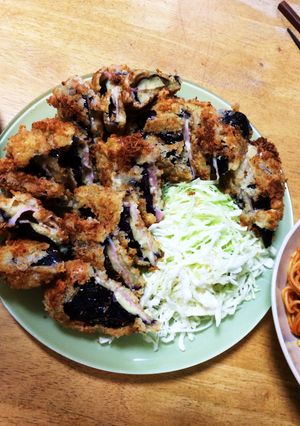 ナスのベーコンとチーズはさみ揚げ-レシピのメイン写真