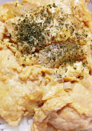 *鶏つみれの親子丼*-レシピのメイン写真