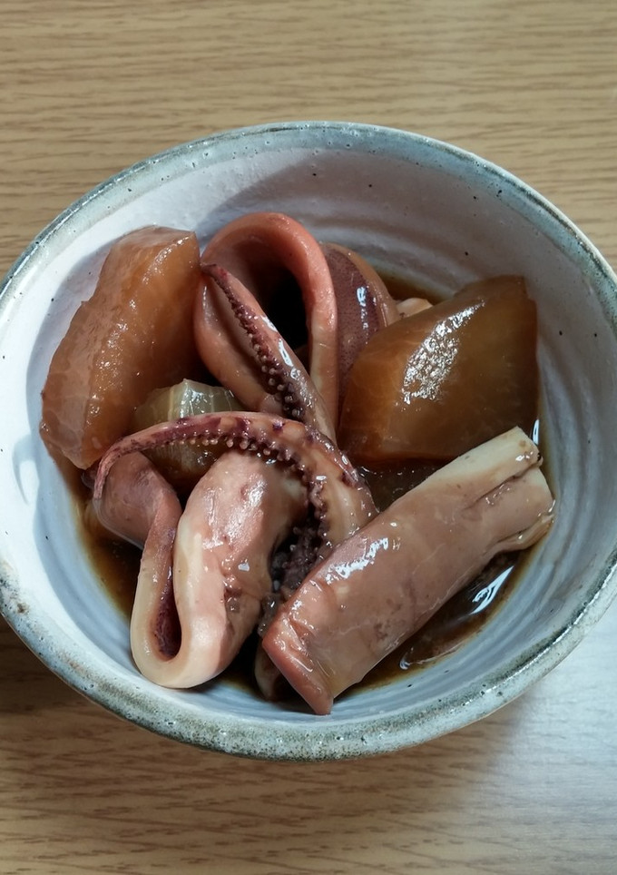 圧力鍋で簡単❣いかと大根の煮物-レシピのメイン写真