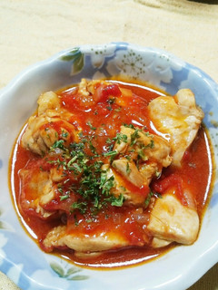 鶏肉のトマト煮-レシピのメイン写真