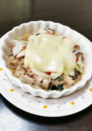 乗せて焼くだけ☆簡単さば缶グラタン-レシピのメイン写真
