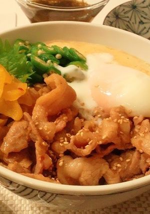 豚生姜焼きスタミナ丼-レシピのメイン写真