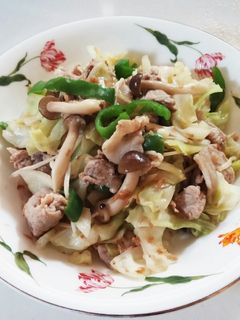 梅干しでサッパリ野菜炒め-レシピのメイン写真