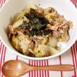 簡単!とろ〜り♪豚こまと白菜のうま煮丼♪