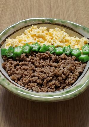 合い挽きで〜三色丼！簡単&早い&旨い❣-レシピのメイン写真