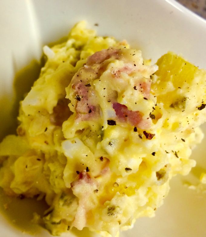 至福のポテトサラダ、バルサミコ酢をかけて by kyon_113