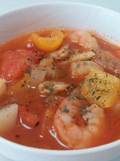 ★野菜いっぱい★海鮮トマトスープ-レシピのメイン写真