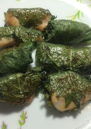 鶏むね肉の大葉巻き焼き-レシピのメイン写真