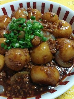 ちびじゃがとそぼろの炒め煮-レシピのメイン写真
