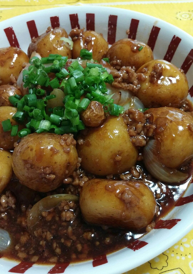 ちびじゃがとそぼろの炒め煮-レシピのメイン写真
