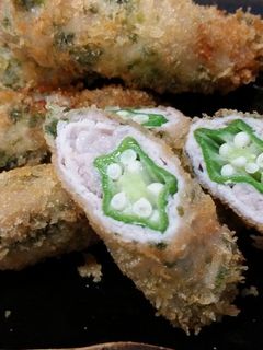 豚肉巻きオクラフライ-レシピのメイン写真