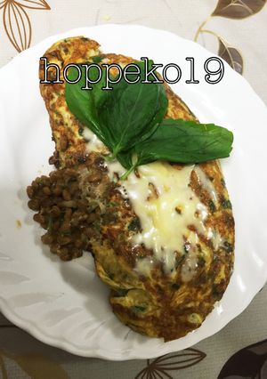 【納豆】あっつあつ！納豆オムレツ☆-レシピのメイン写真