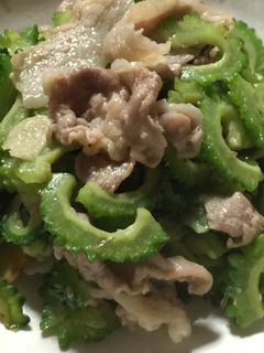 豚肉とゴーヤのマヨ味噌炒め-レシピのメイン写真