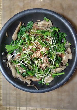 菜の花と真いわしのポン酢味-レシピのメイン写真