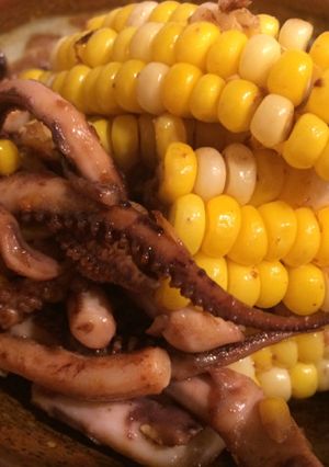 止まらない！イカトウモロコシ醤油バター-レシピのメイン写真